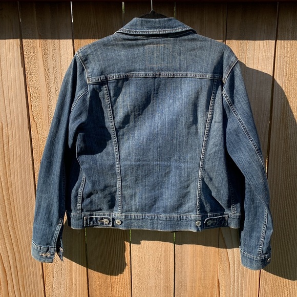 Levi’s blue Jean trucker jacket large - Picture 4 of 12